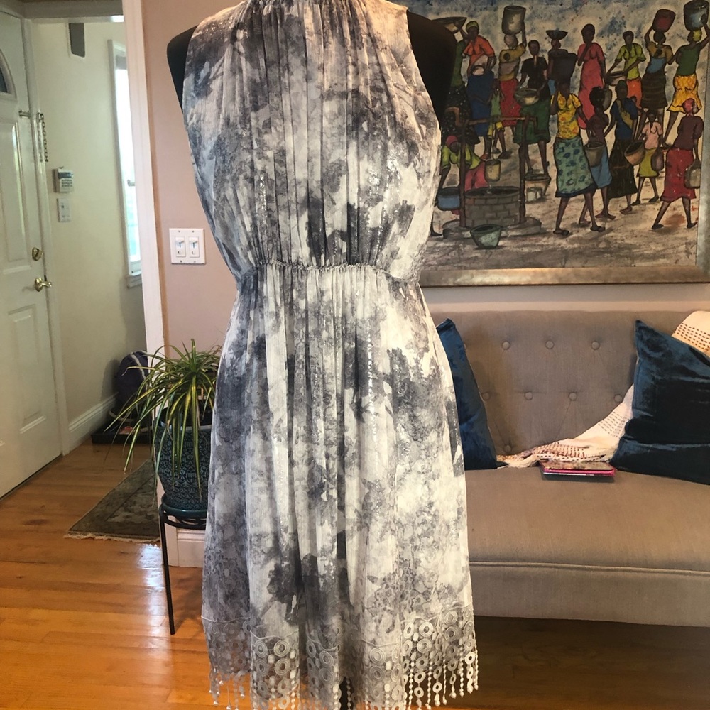 So Perfect Tahari Tassel Dress